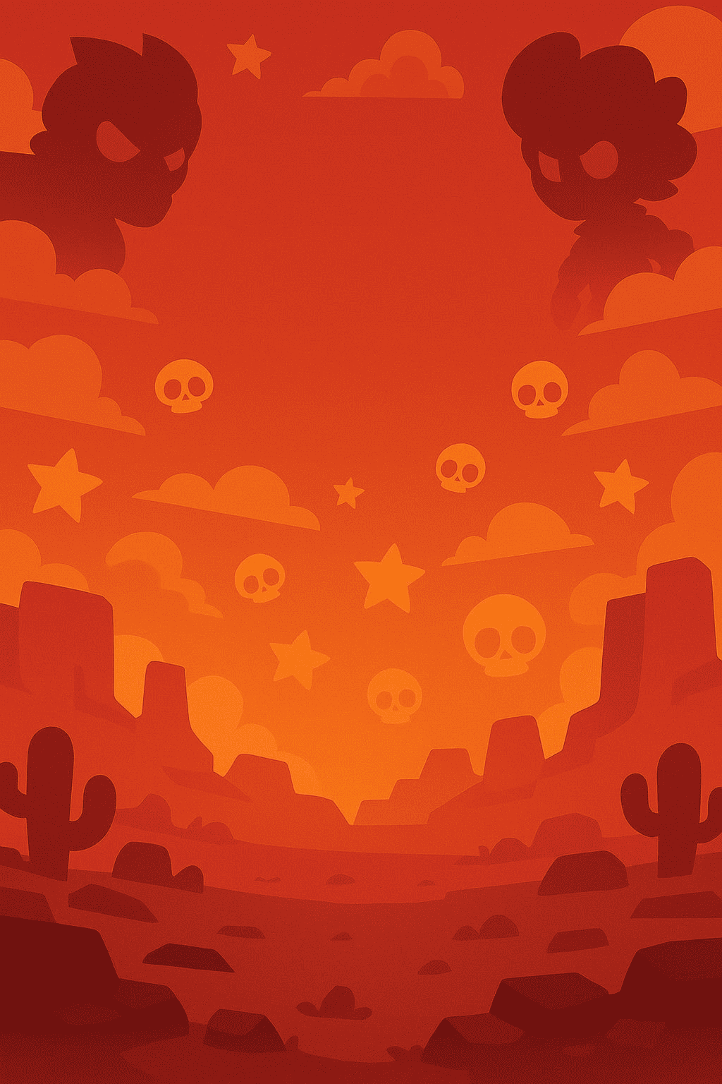 Glowing arcade game world filled with stars