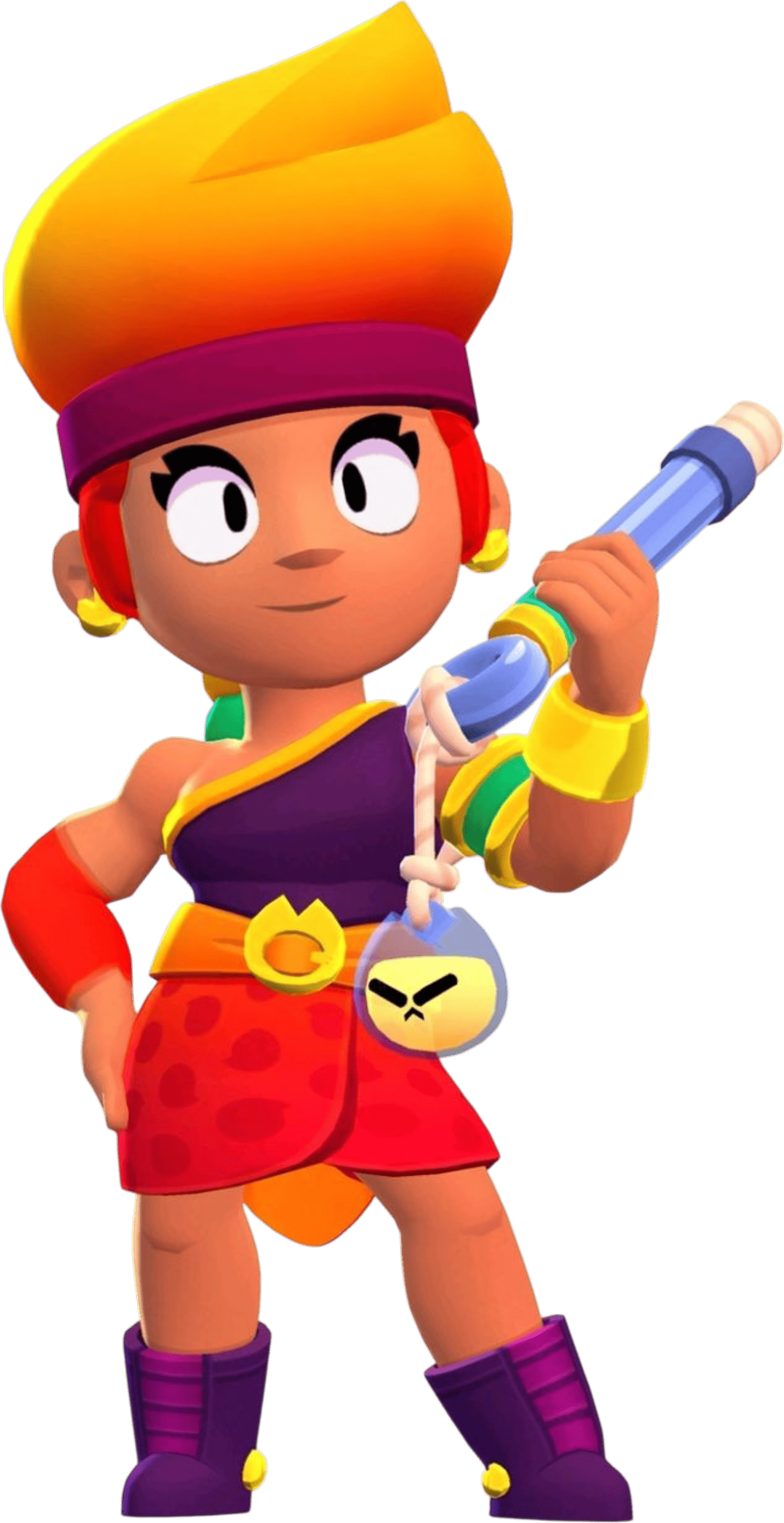 YornFalkRyzik mascot holding a water blaster