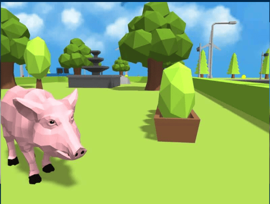 Crazy Pig Simulator gameplay screenshot