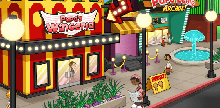 Papa's Wingeria gameplay screenshot